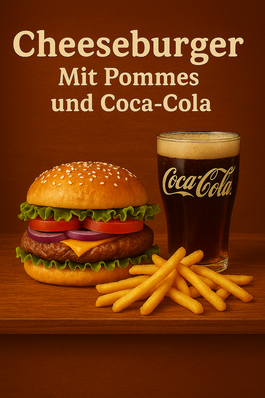 A cheeseburger serve