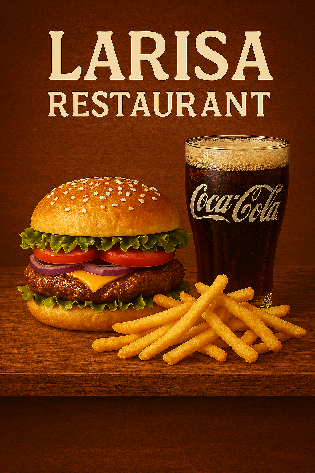 A delicious hamburge